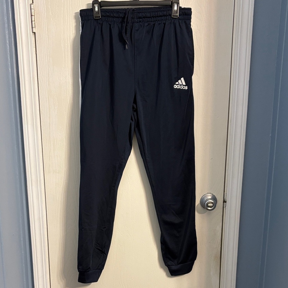 Adidas Women's Navy Track Pants with Logo